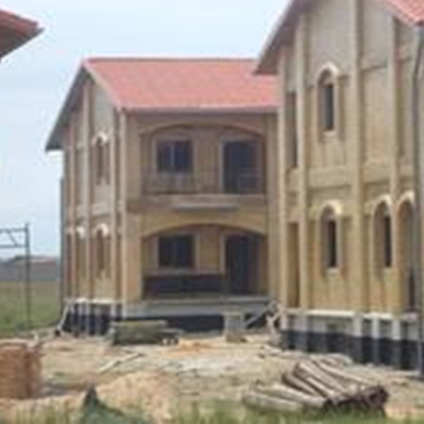 Construction de Duplex en géo-béton